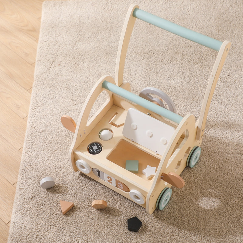 Correpasillos de madera