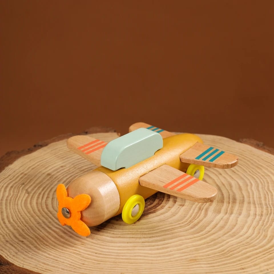 Avión de madera