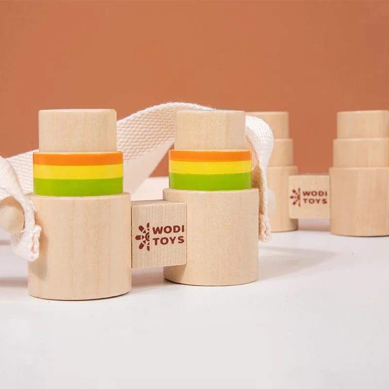 Binoculares de madera